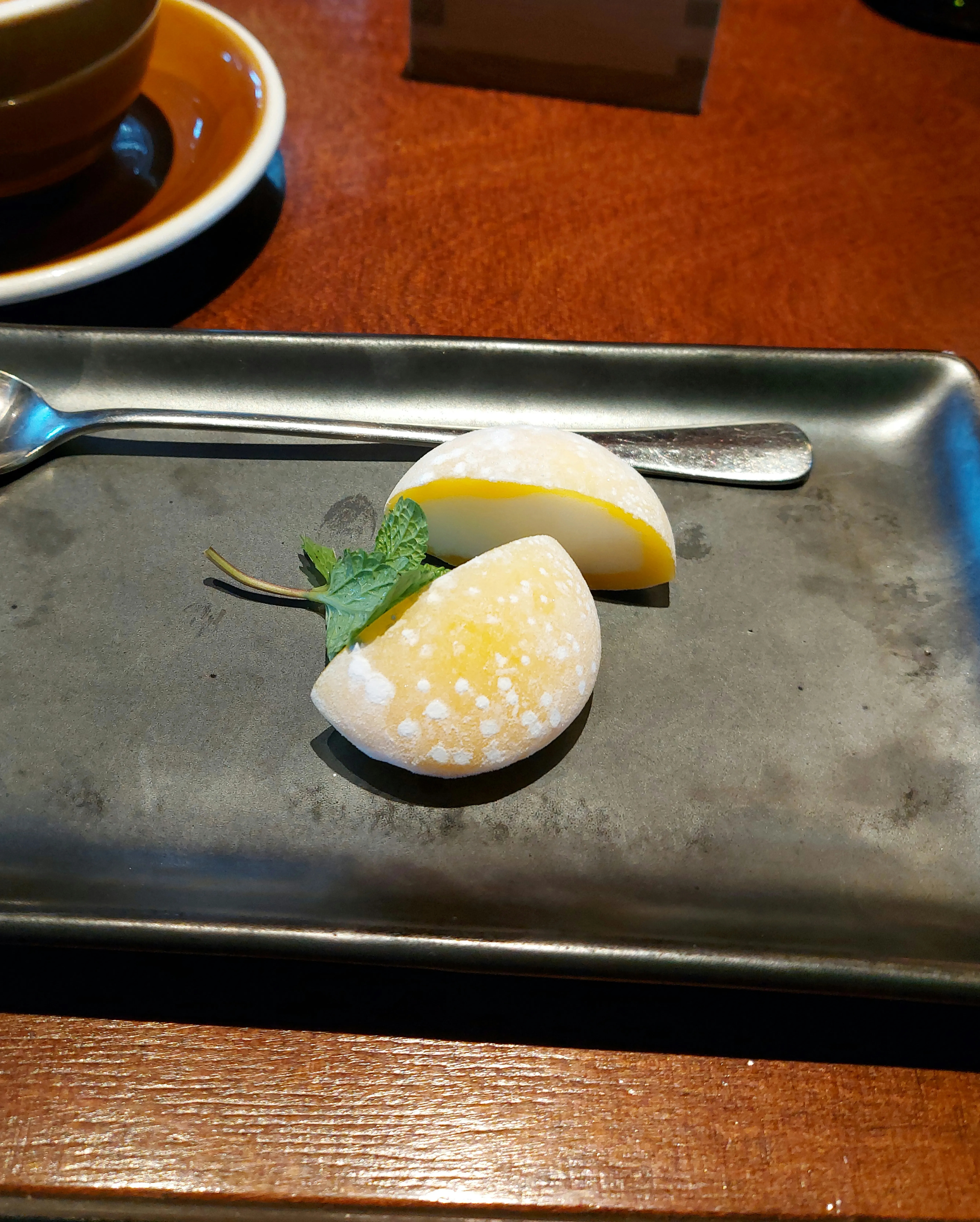 Yuzu mochi at Nooch Asian Kitchen Bern Viktoriaplatz