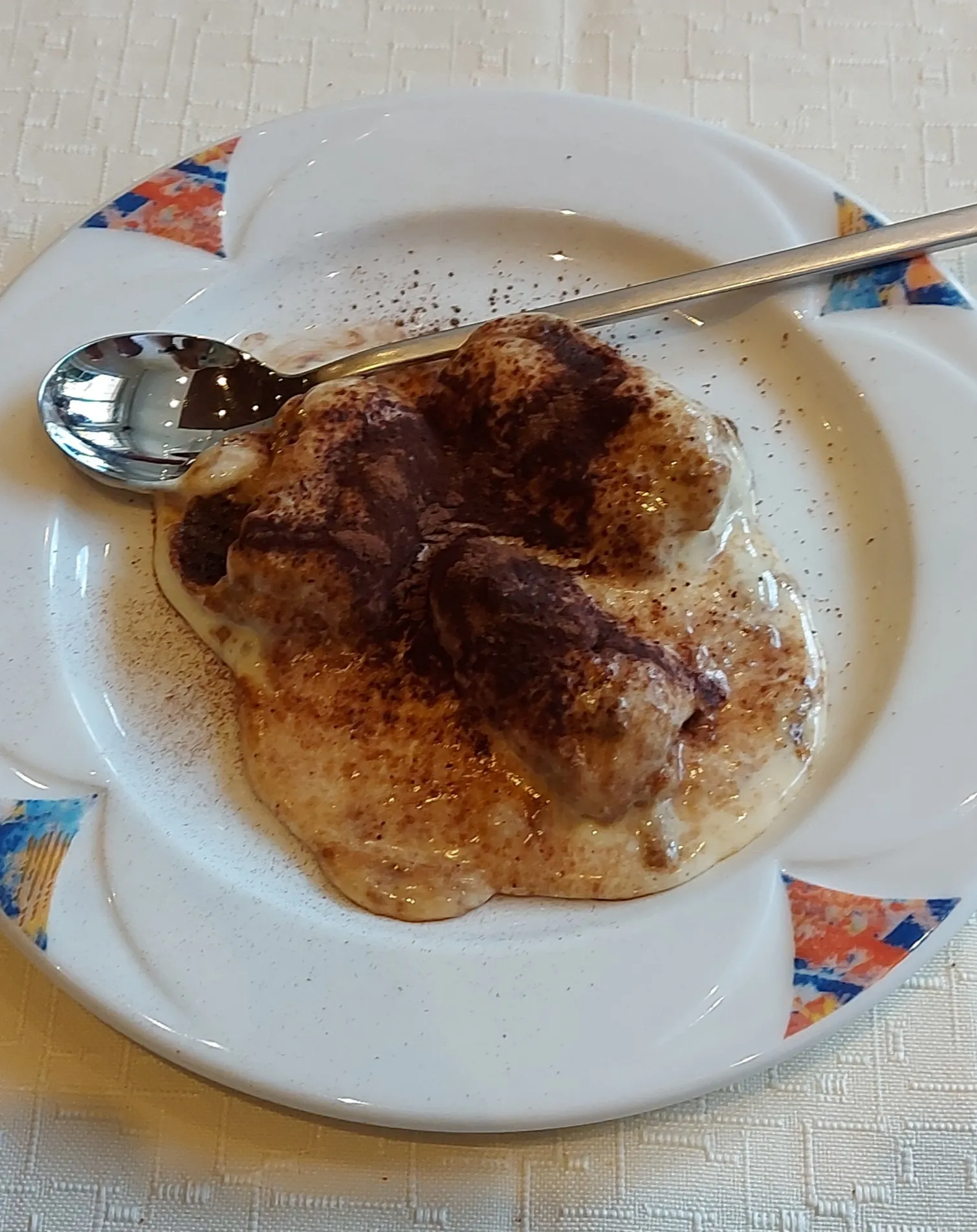 Homemade tiramisu at Settebello Bern