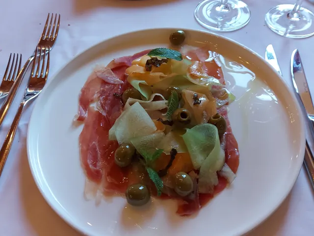 Melone und Prosciutto im Landhaus Liebefeld