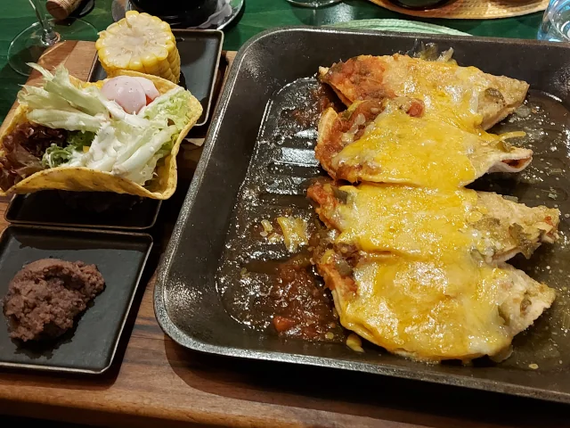 Enchilada in El Mexicano in Bern